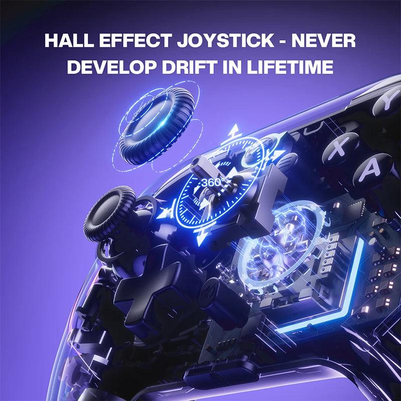 NYXI for PC Switch2 Master P1 Wireless Game Controller Hall Effect Gamepad Controller
