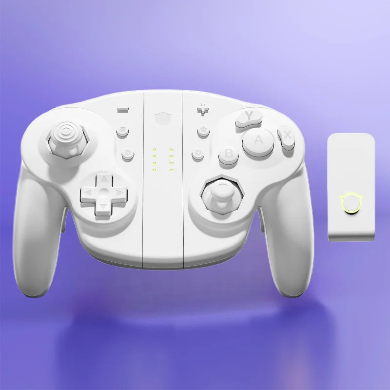 NYXI Wizard 2 TMR White Special Edition Game Controller for Switch2/Switch - Premium Gaming Experience
