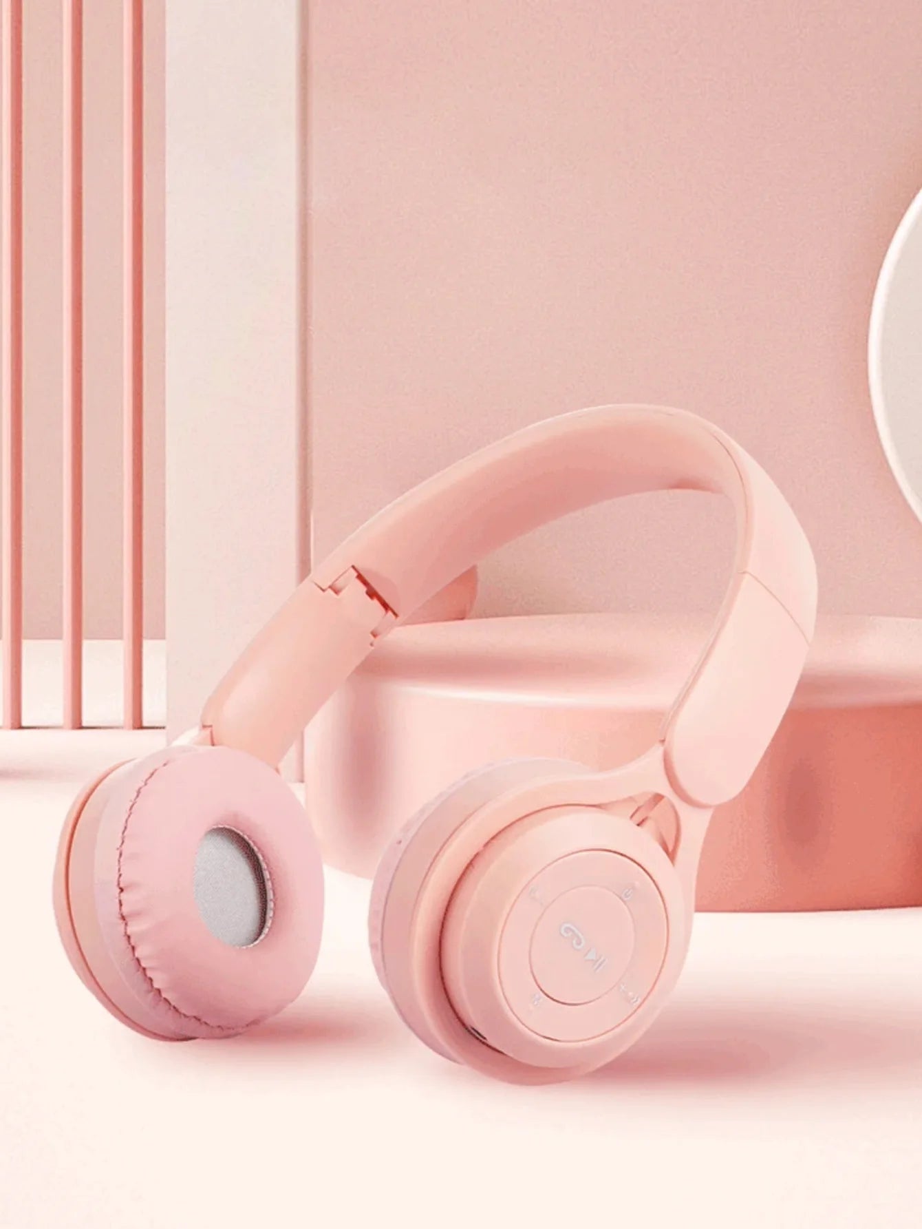 Head-mounted Bluetooth headphones, HiFi sound quality, seamless game delay, foldable portable Bluetooth headphones