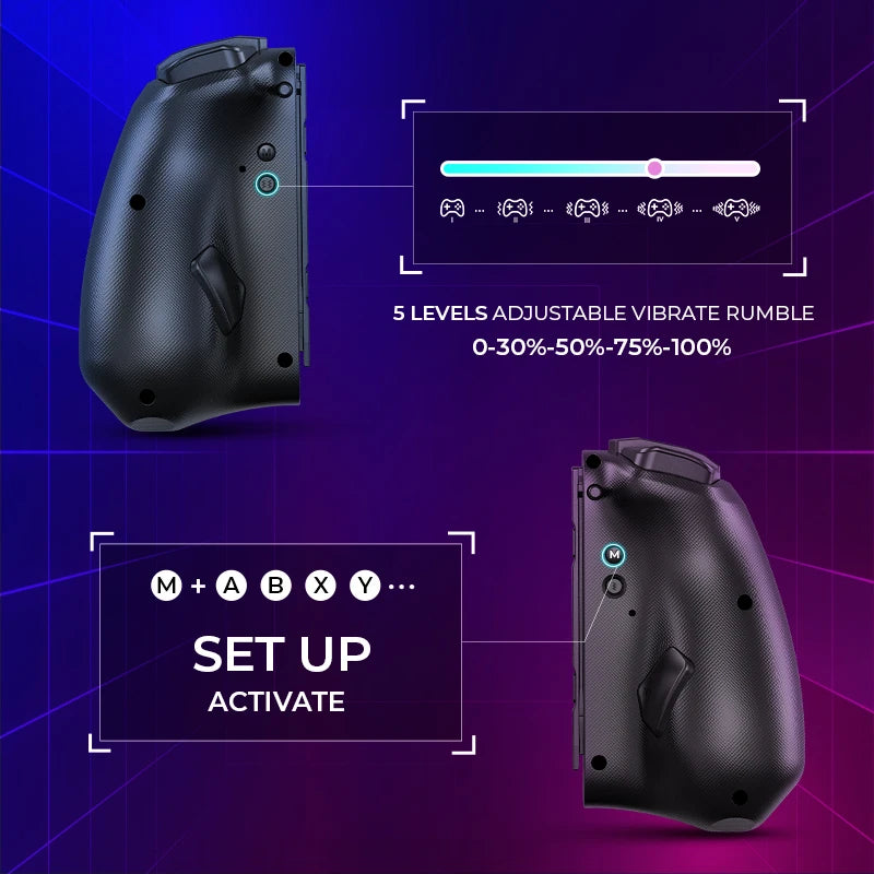 NYXI Hyperion Bluetooth Game Controller Black Wireless Gamepad for Nintendo Switch2/Switch OLED/Switch Lite Controller