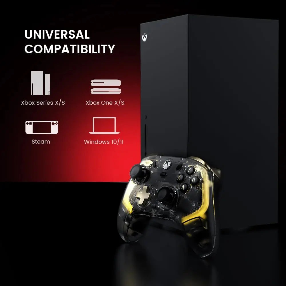 Enhanced Wired Controller with RGB Lighting and Hall Effect Stick for Xbox Series X|S, One, Windows 10/11 PCs - Officially Licen