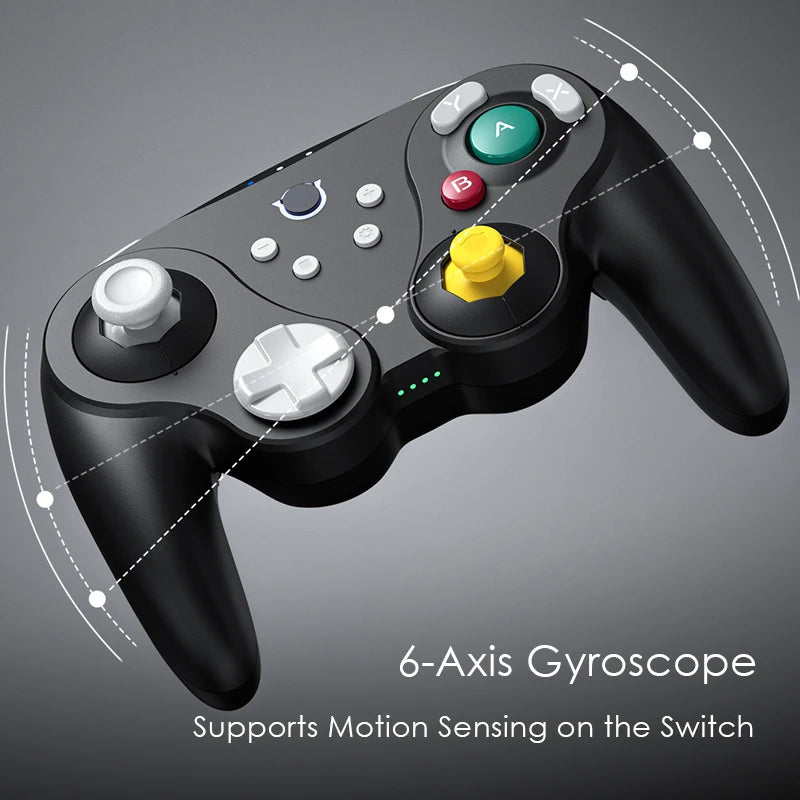NYXI Warrior Bluetooth Game Controller for Gamecube/WII/Switch2 Black Wireless Gamepad